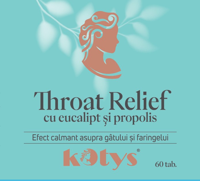 BinaSmartBusiness - KOTYS THROAT RELIEF CU EUCALIPT SI PROPOLIS 60 TAB